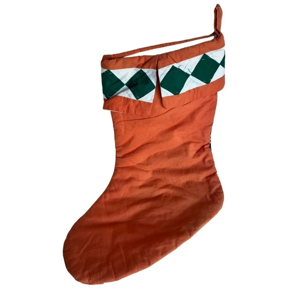 Patchwork Christmas Stockings - Set of 2